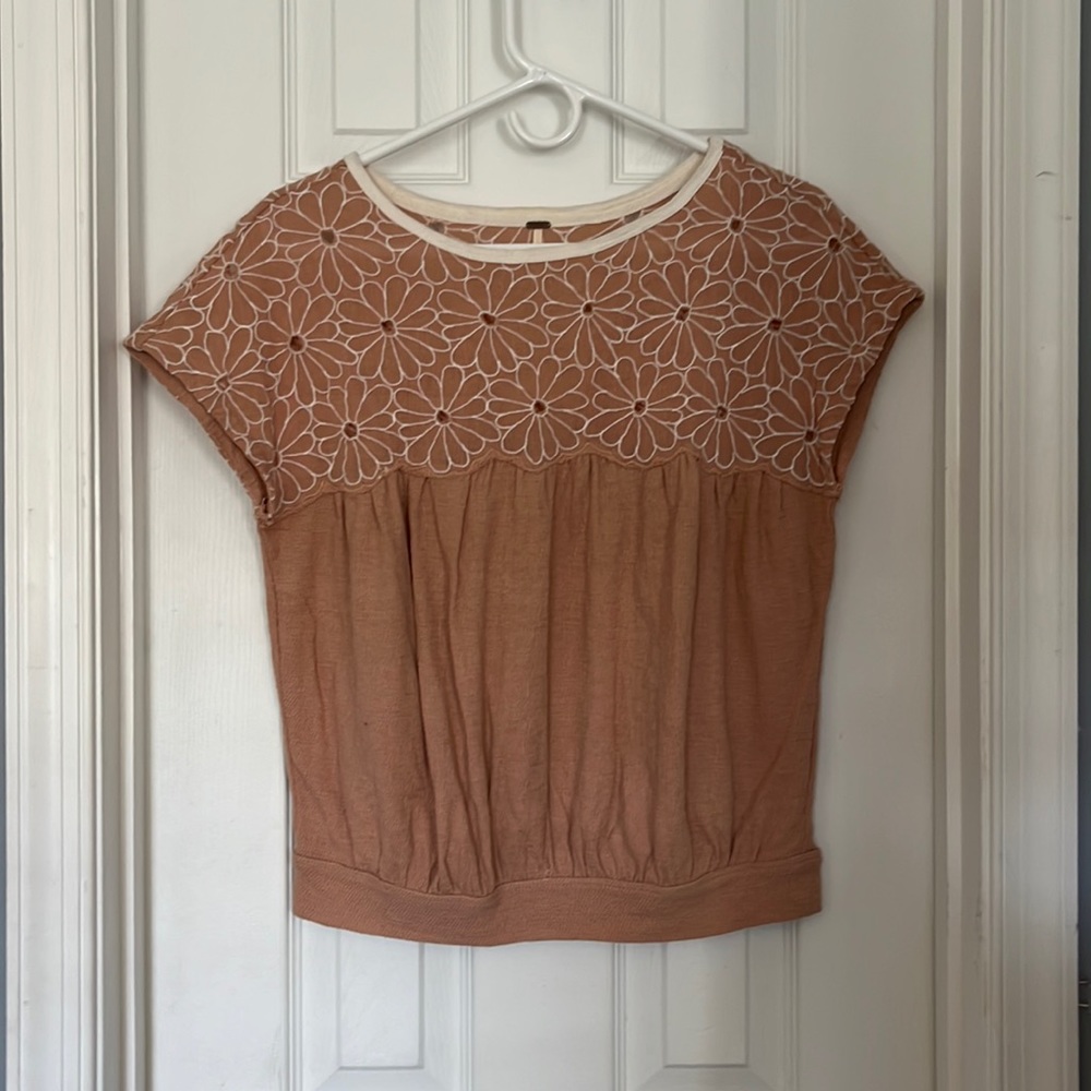 Free People Pink Blouse
